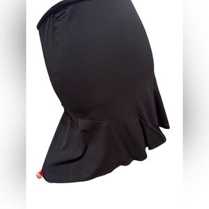 Tahari Women’s Black Casual Flowy Work Skirt Size 2 Made in USA